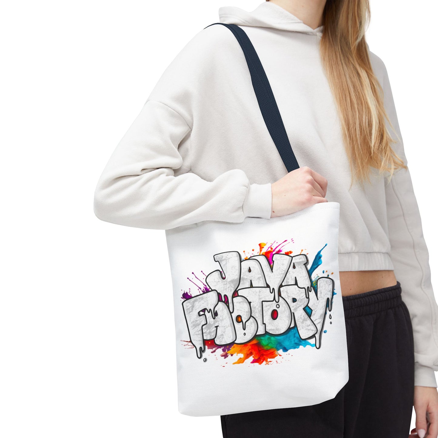 Colorful Tote Bag | Graffiti Logo