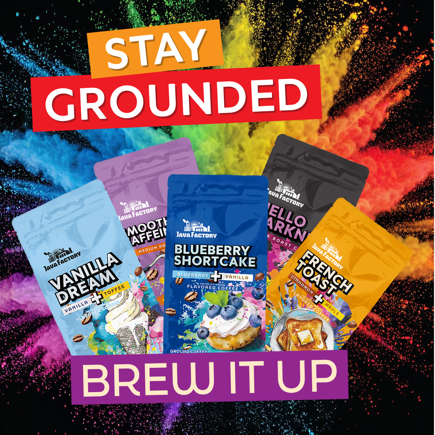 Flavored & Regular Roast Ground Super Variety Pack