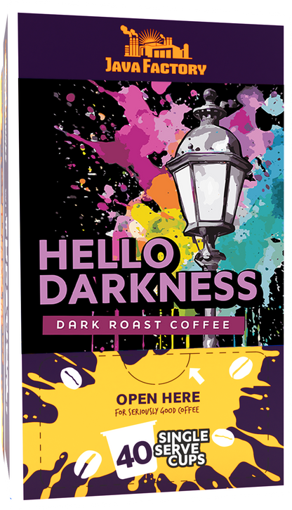 Hello Darkness Coffee Pods