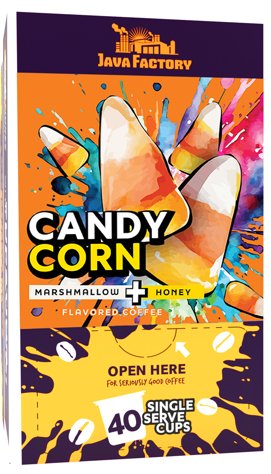 Candy Corn Coffee Pods