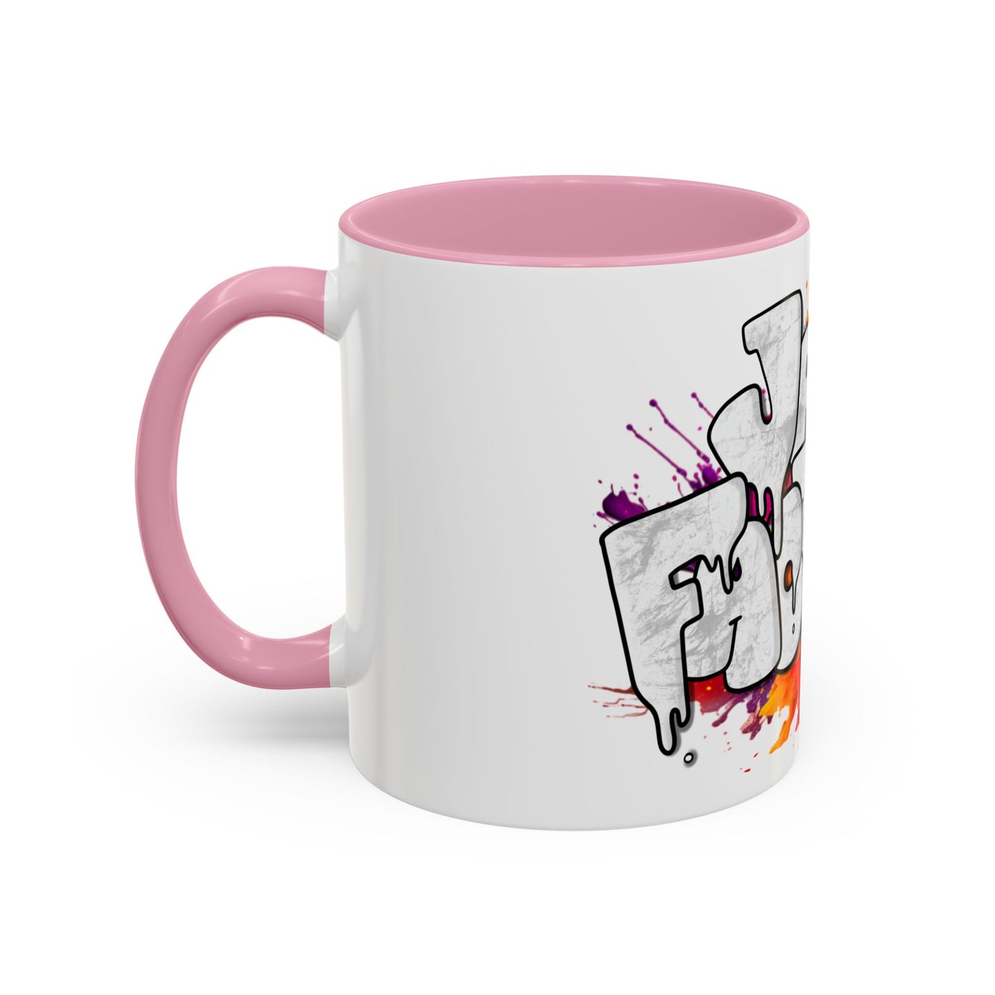 Graffiti 'Java Factory' Color Splash Coffee Mug (11oz & 15oz)