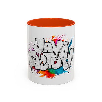 Color Accent Mug | Graffiti Logo