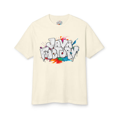 Heavyweight Cotton Tee | Graffiti Logo