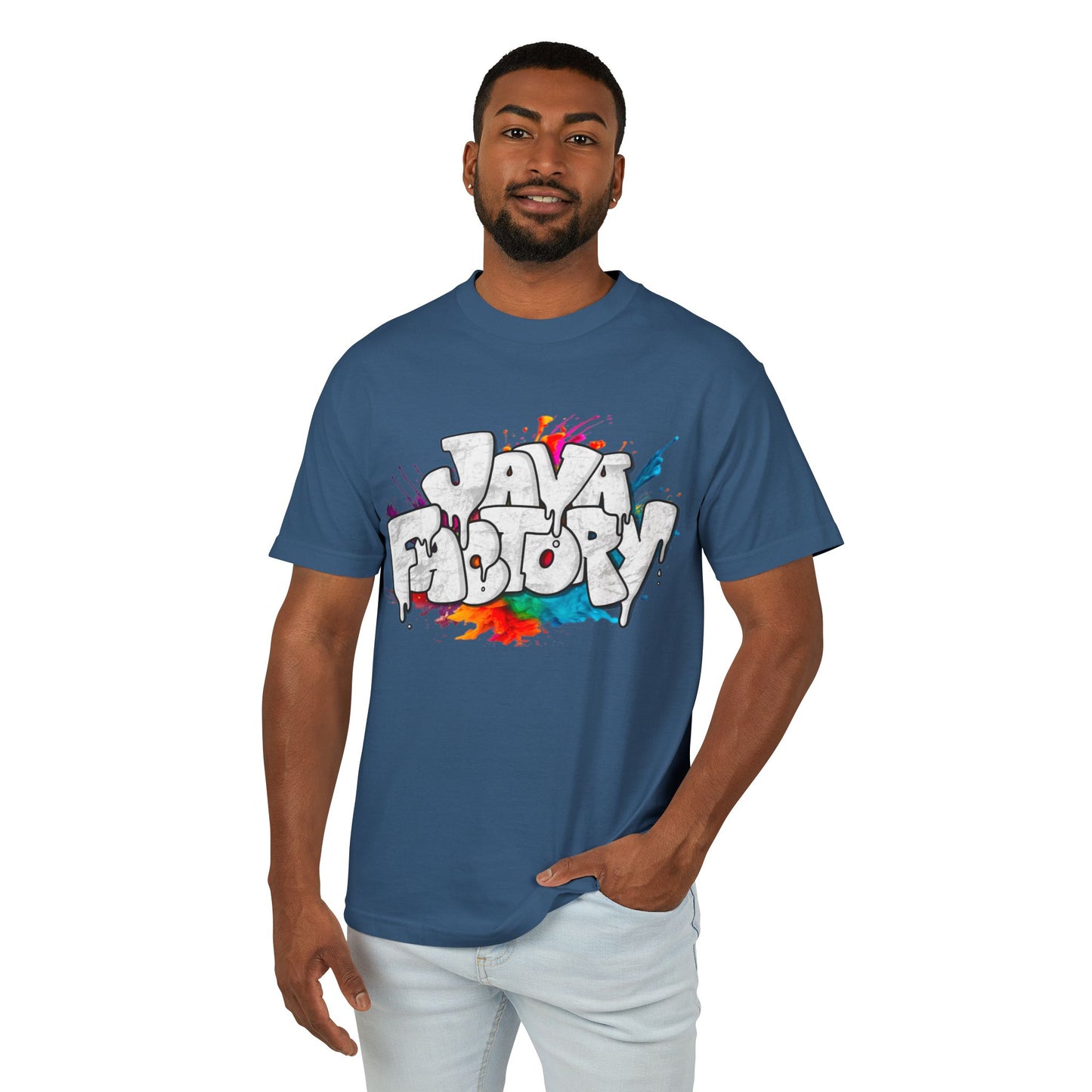 Heavyweight Cotton Tee | Graffiti Logo