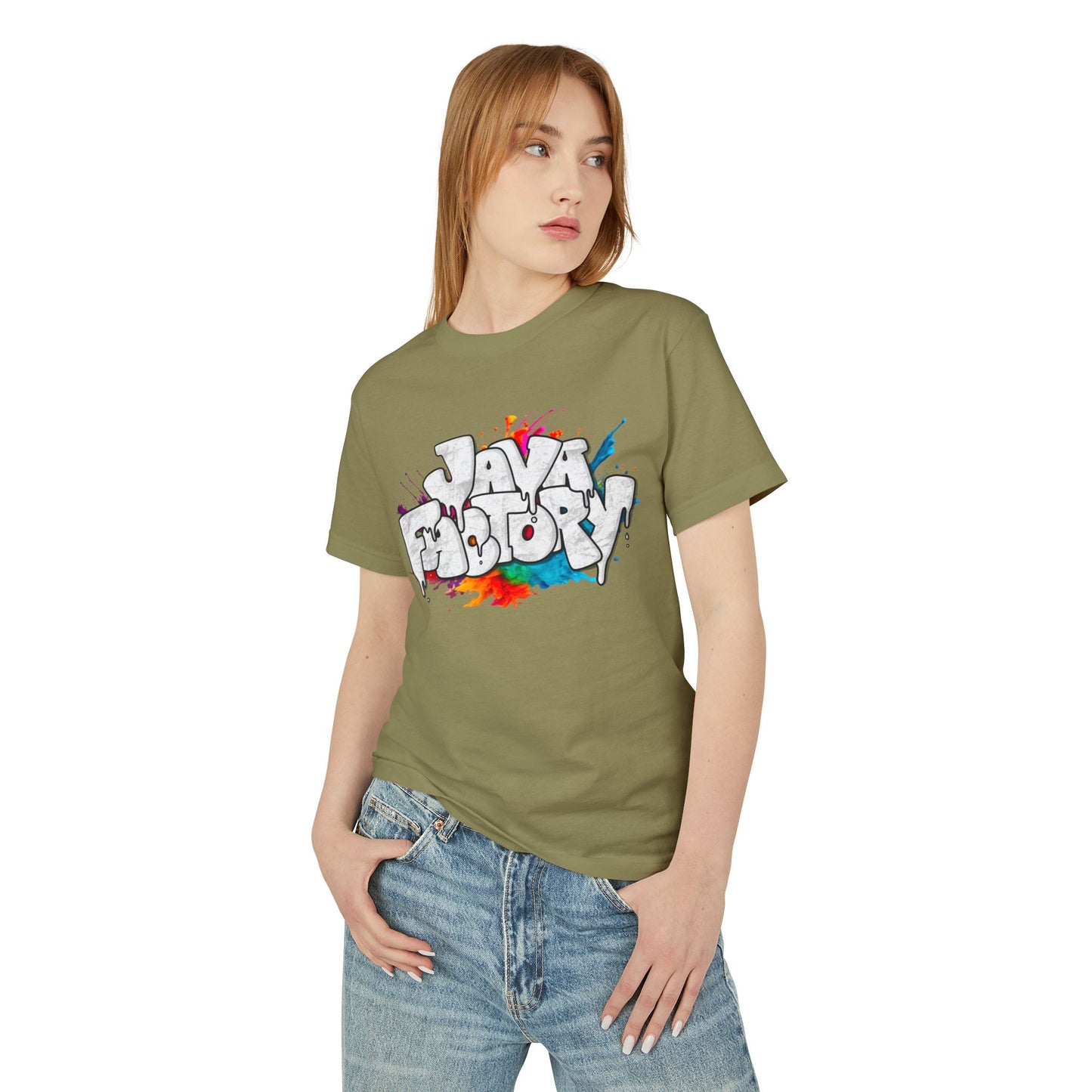 Heavyweight Cotton Tee | Graffiti Logo