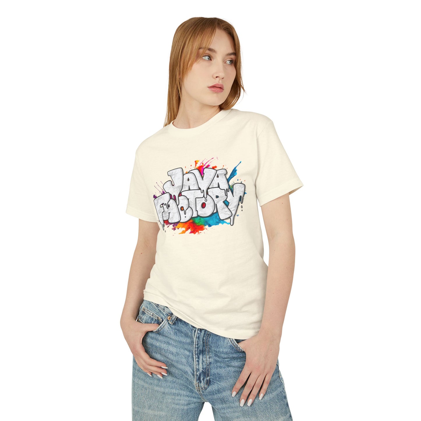Heavyweight Cotton Tee | Graffiti Logo