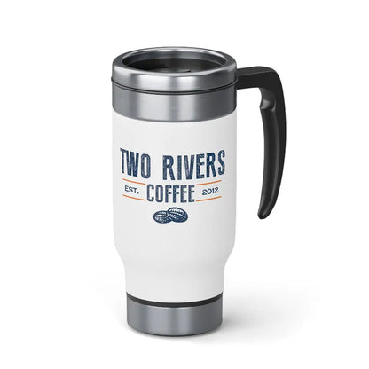 Stainless Steel Travel Mug with Handle, 14oz