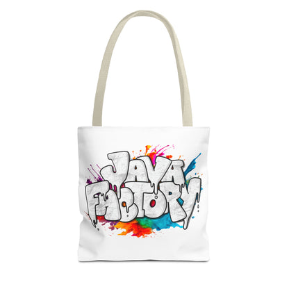 Colorful Tote Bag | Graffiti Logo