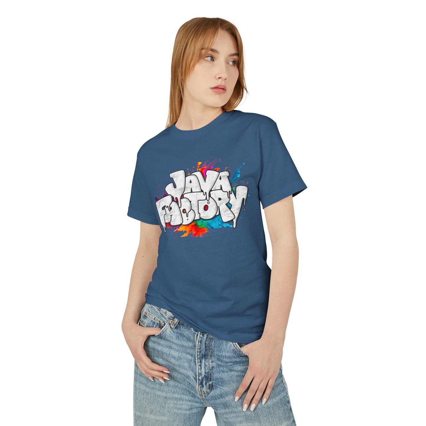 Heavyweight Cotton Tee | Graffiti Logo