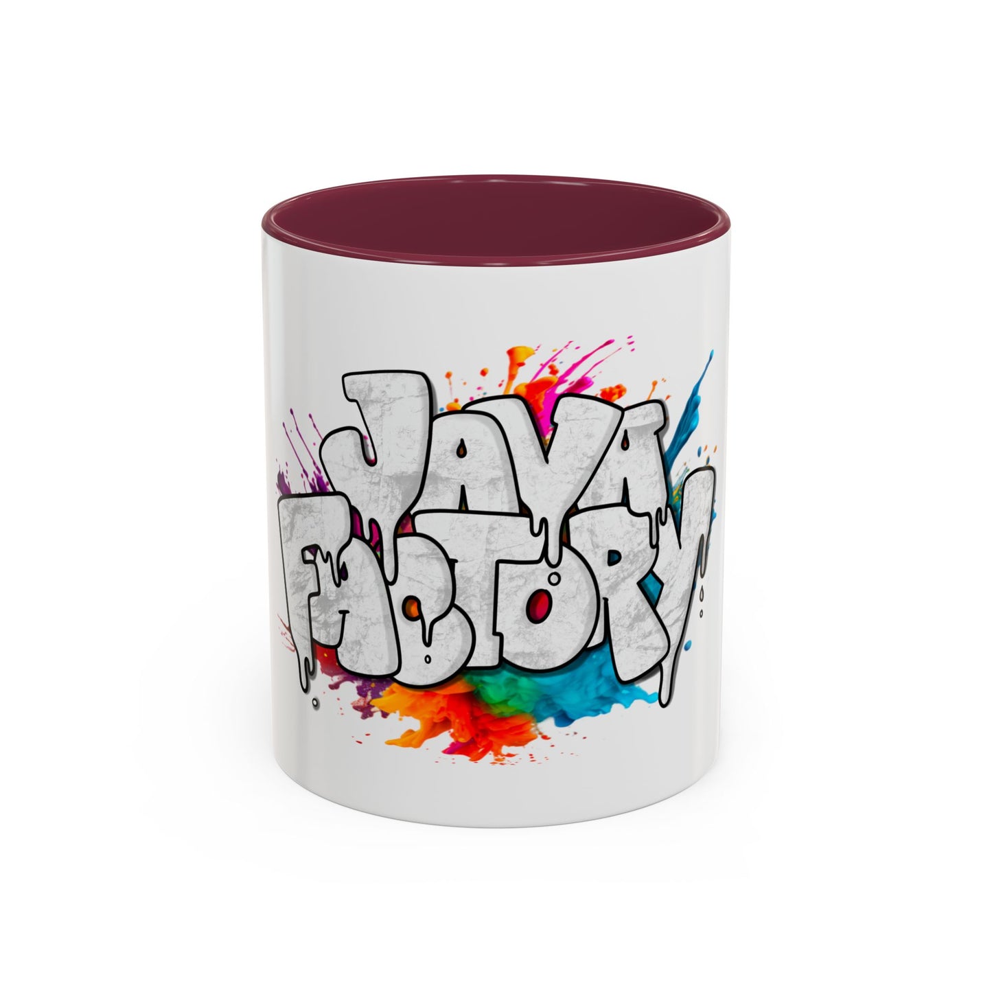Color Accent Mug | Graffiti Logo