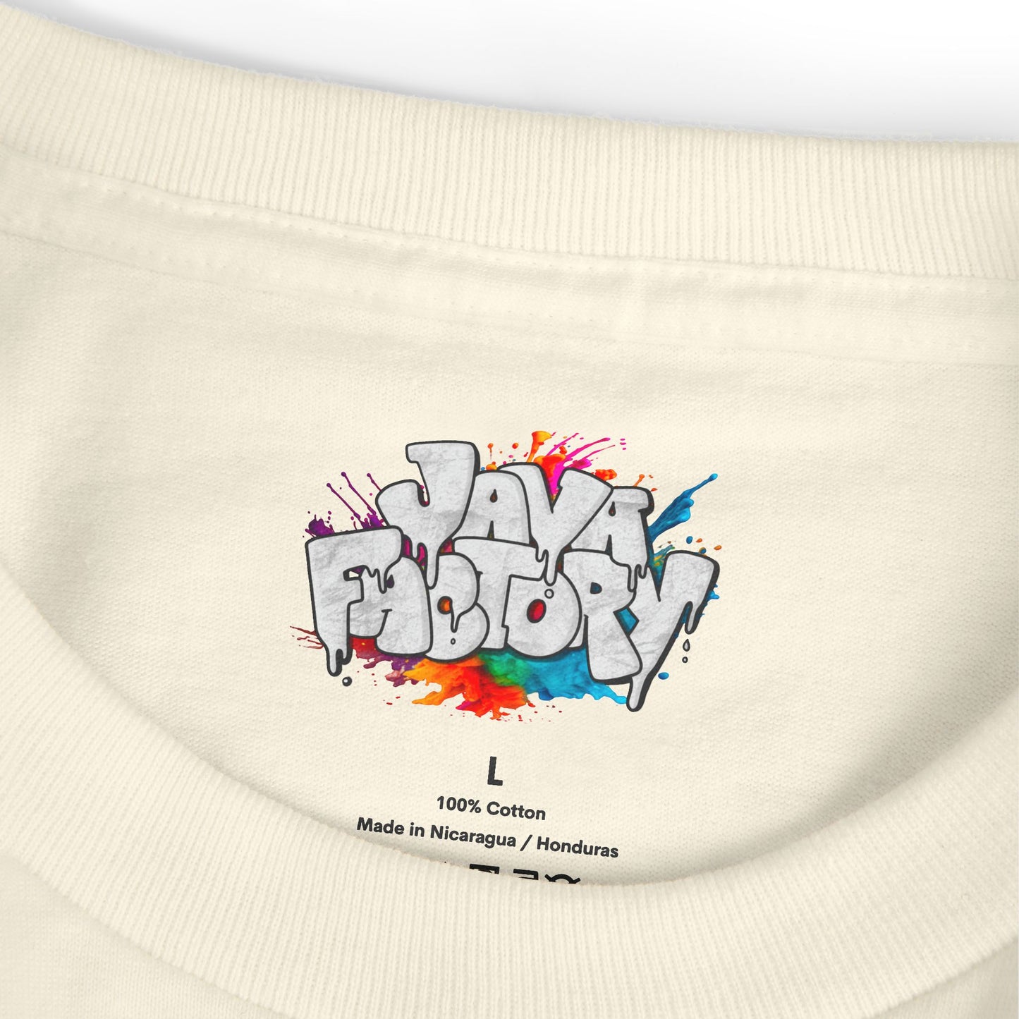Heavyweight Cotton Tee | Graffiti Logo