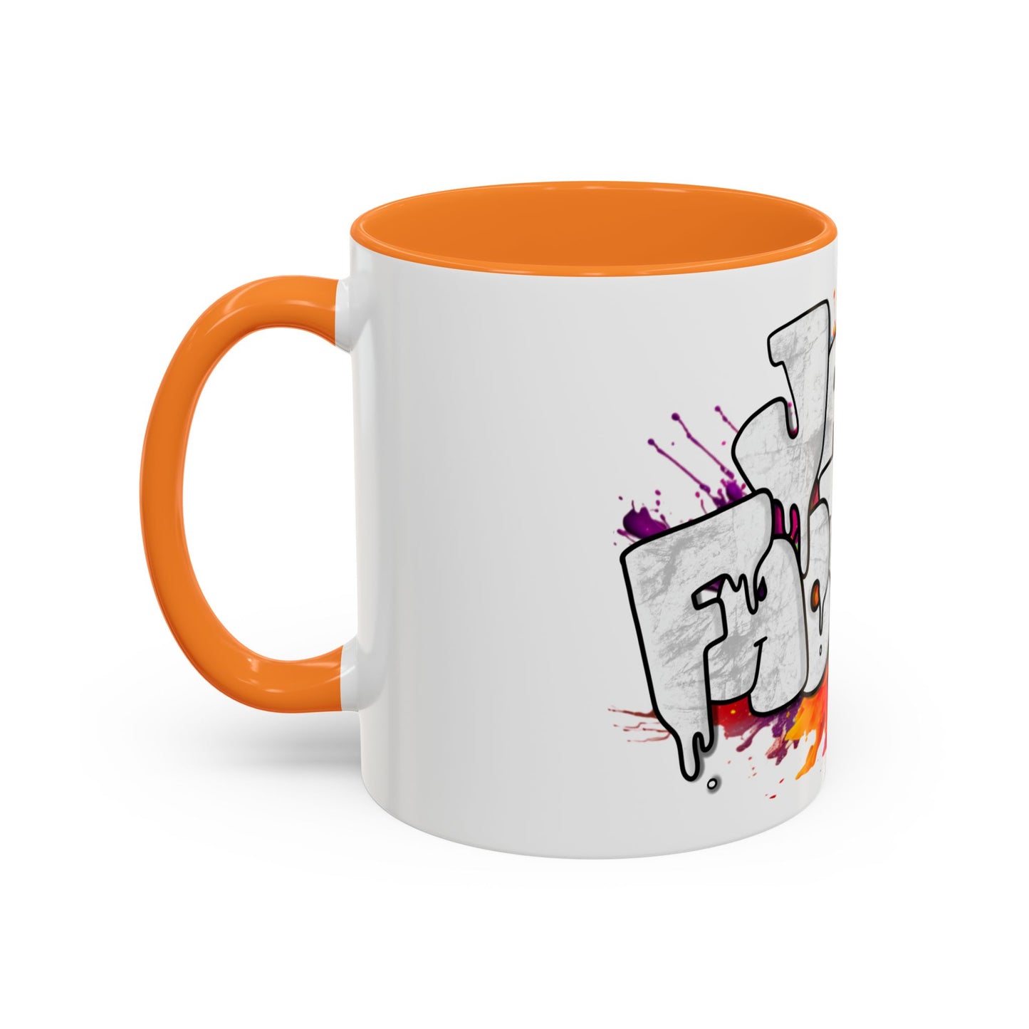 Graffiti 'Java Factory' Color Splash Coffee Mug (11oz & 15oz)