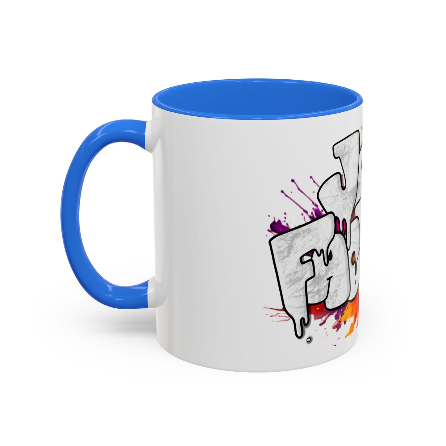 Graffiti 'Java Factory' Color Splash Coffee Mug (11oz & 15oz)