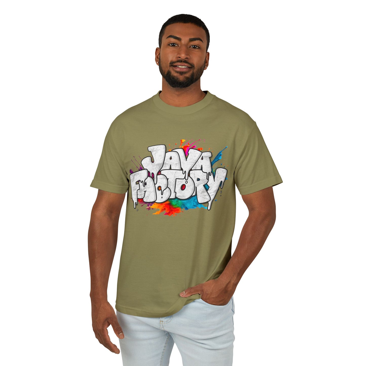 Heavyweight Cotton Tee | Graffiti Logo