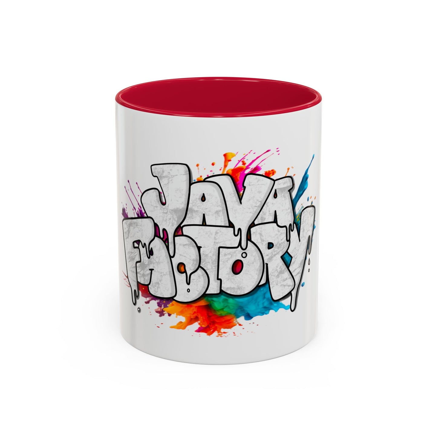 Color Accent Mug | Graffiti Logo