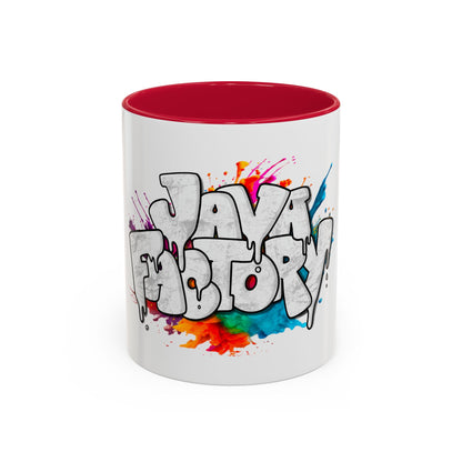 Color Accent Mug | Graffiti Logo