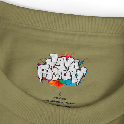 Heavyweight Cotton Tee | Graffiti Logo