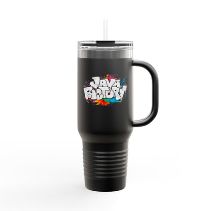 40oz Insulated Travel Mug — Graffiti Logo