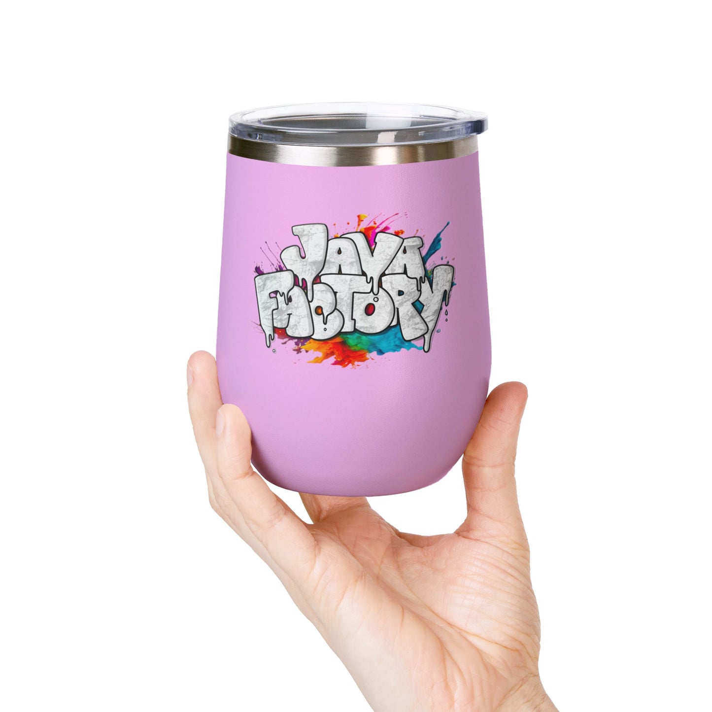 Wine Tumbler | Graffiti Logo