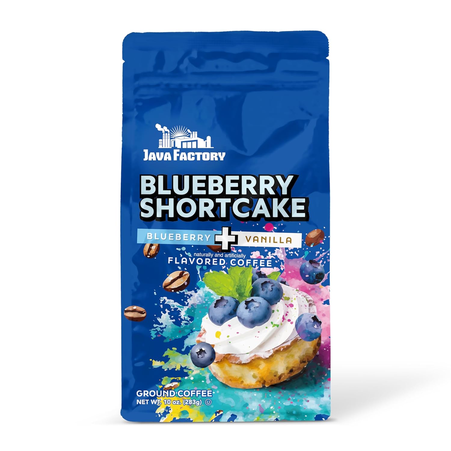 Blueberry Shortcake Flavored Ground Coffee - 10 oz