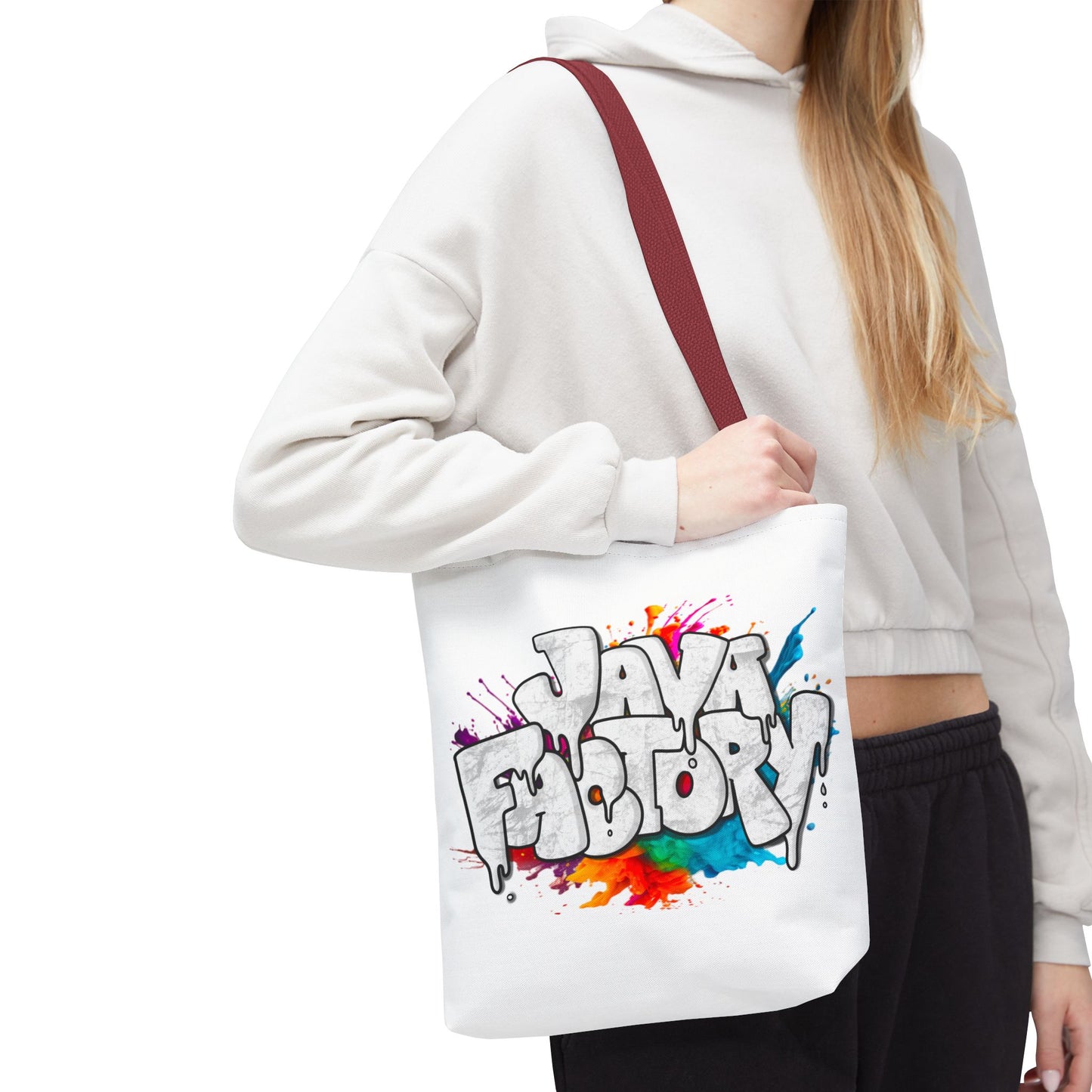 Colorful Tote Bag | Graffiti Logo