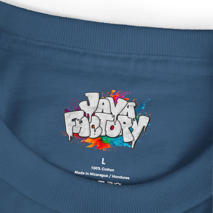 Heavyweight Cotton Tee | Graffiti Logo