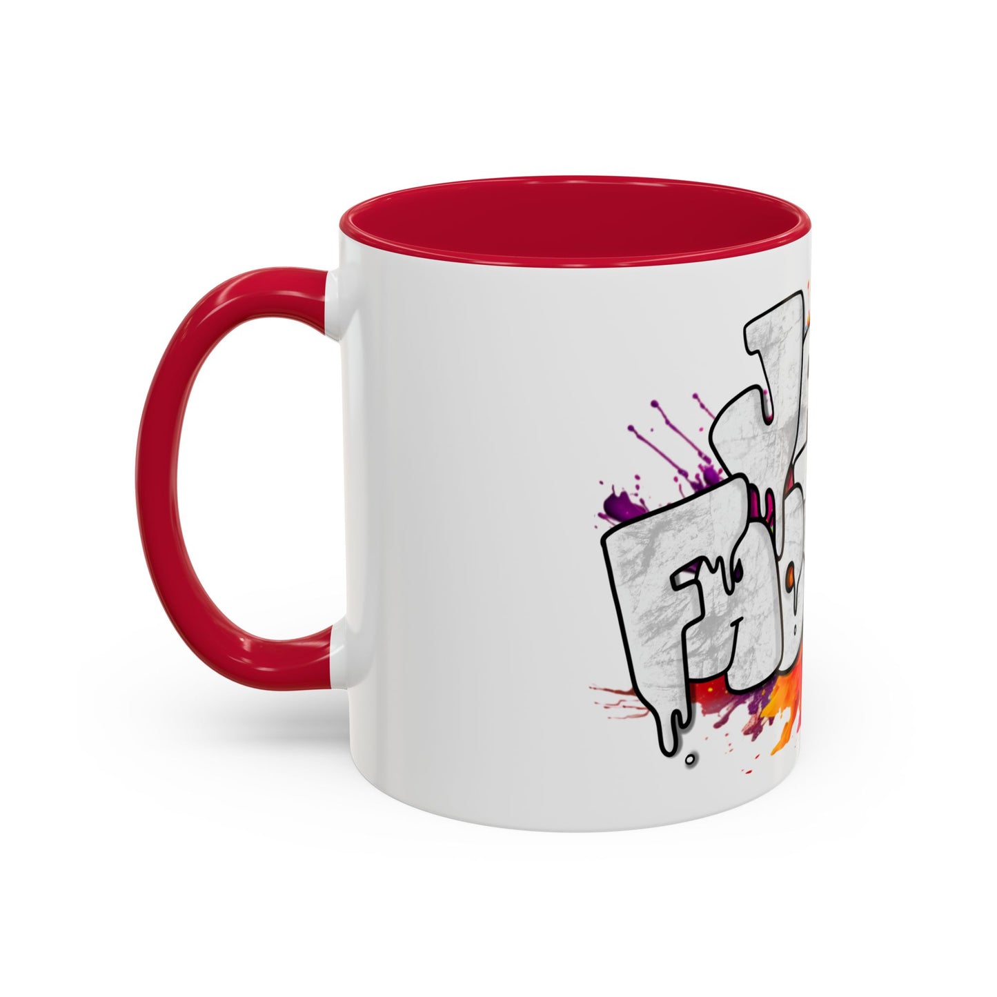 Graffiti 'Java Factory' Color Splash Coffee Mug (11oz & 15oz)