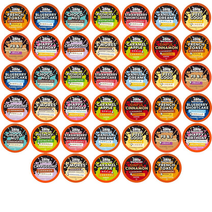 Flavored Coffee Pods Assorted Sampler Variety Pack