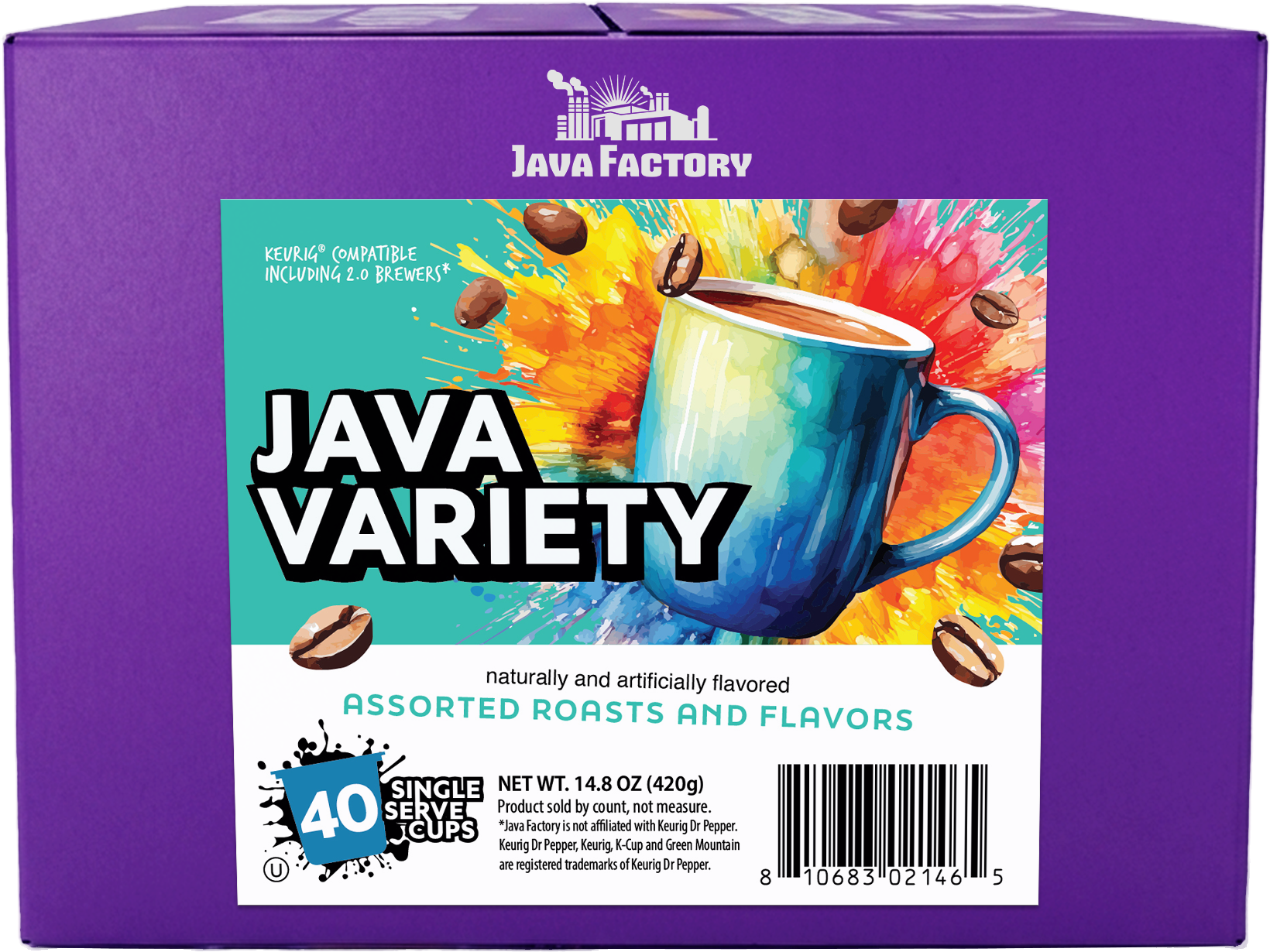 Mixed Flavored and Regular Roasts Coffee Pod Variety Pack