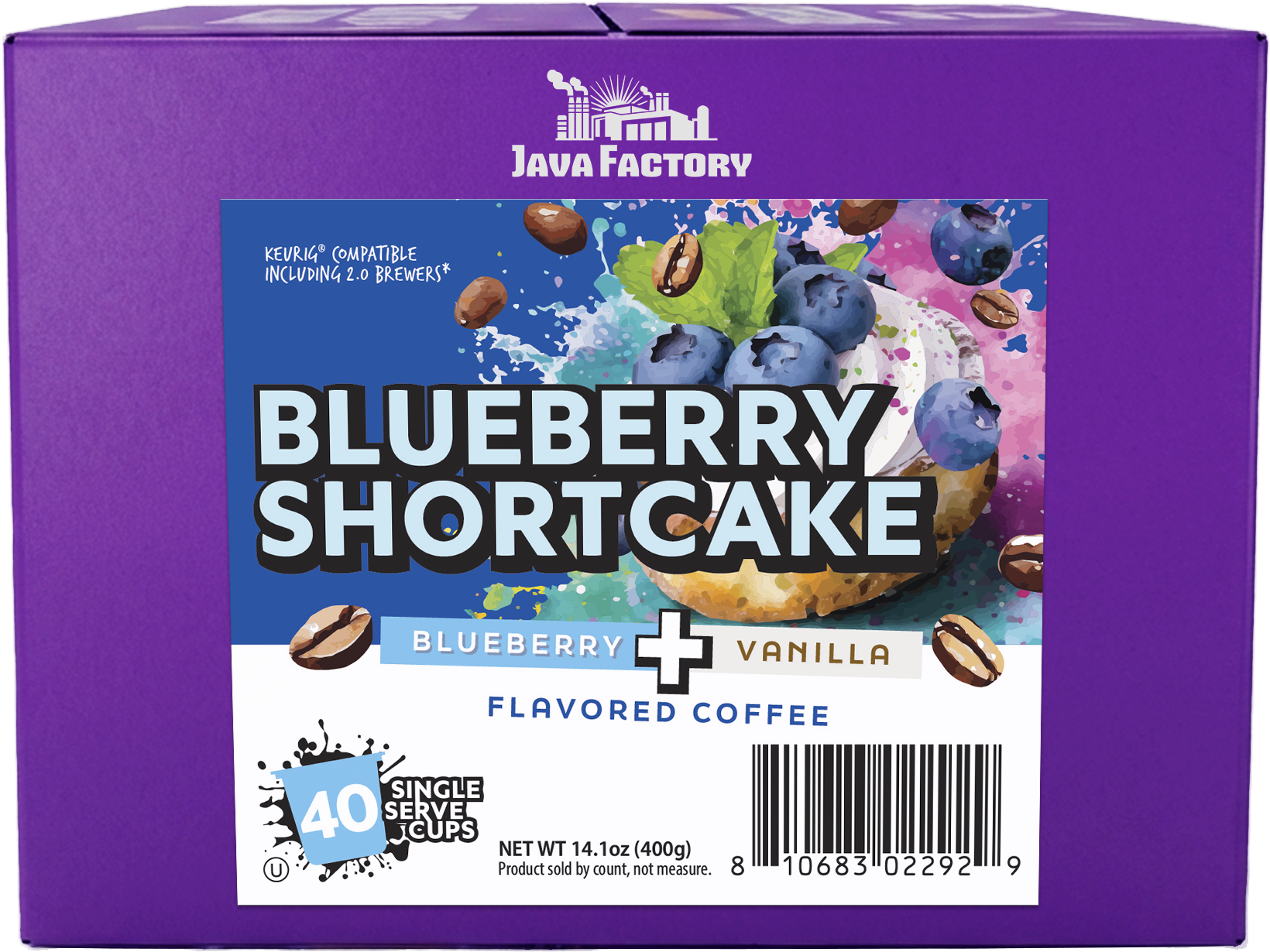 Blueberry Shortcake Coffee Pods