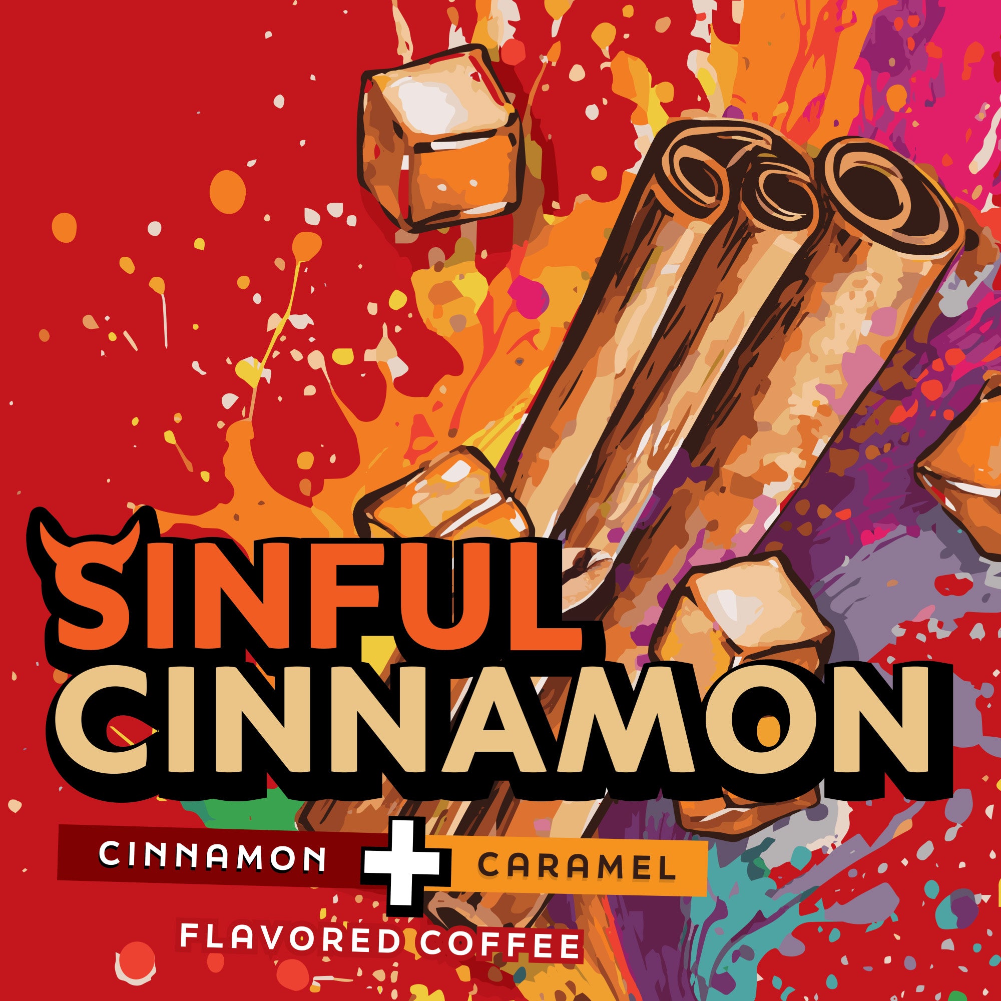 Sinful Cinnamon Halloween Flavored  Coffee Pods