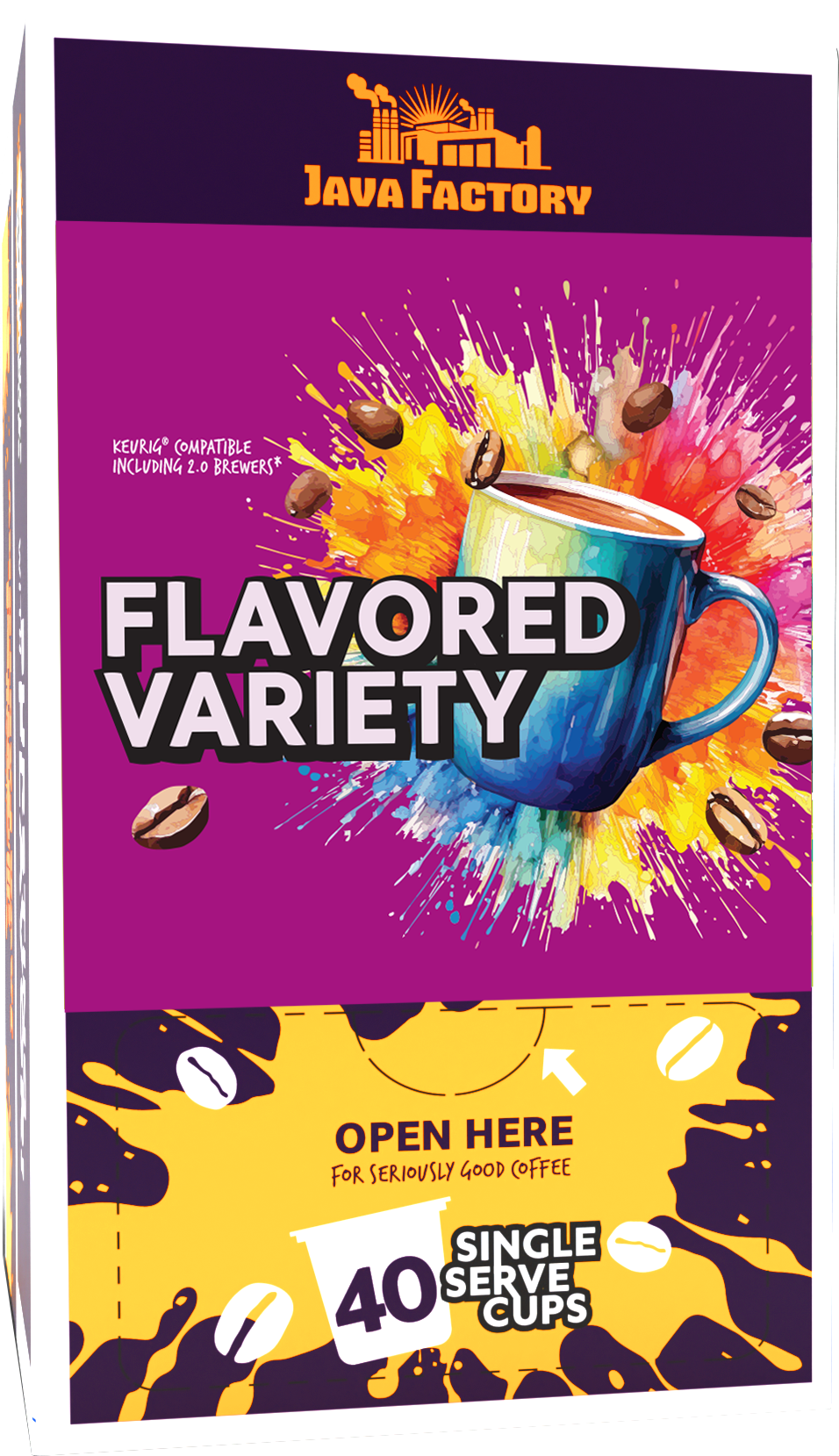 Flavored Coffee Pods Assorted Sampler Variety Pack – Javafactory.com