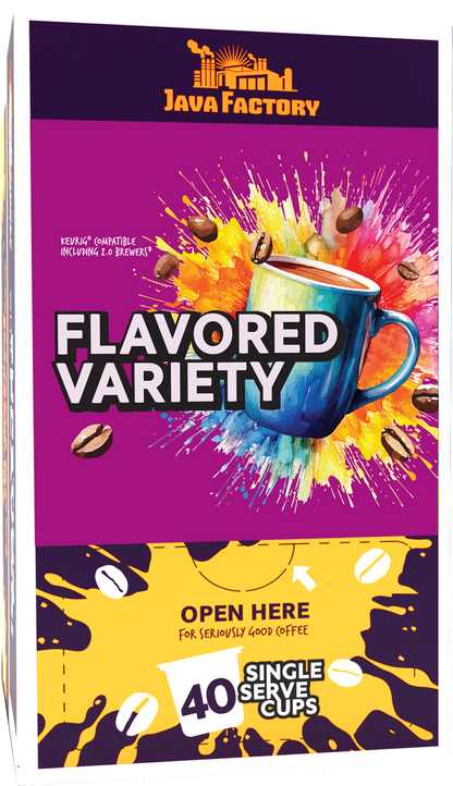 Flavored Coffee Pods Assorted Sampler Variety Pack
