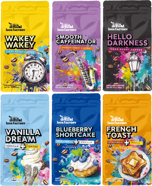 Flavored & Regular Roast Ground Super Variety Pack