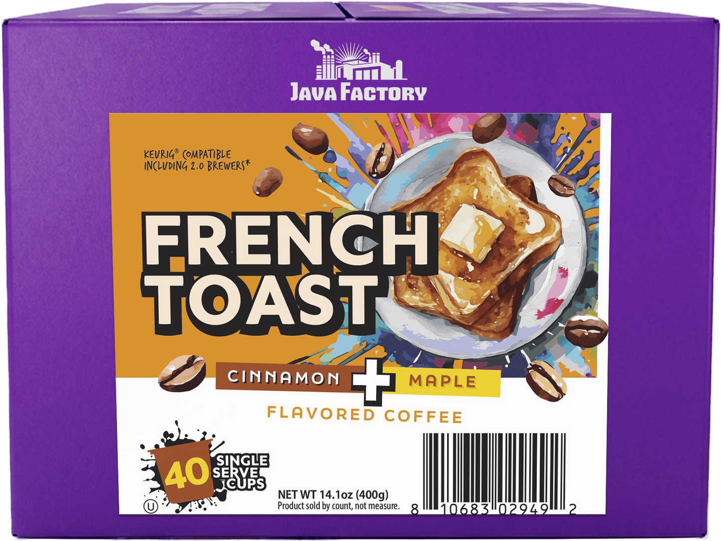 French Toast Coffee Pods with Cinnamon and Maple