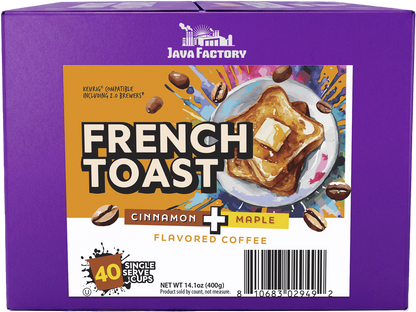 French Toast Coffee Pods with Cinnamon and Maple
