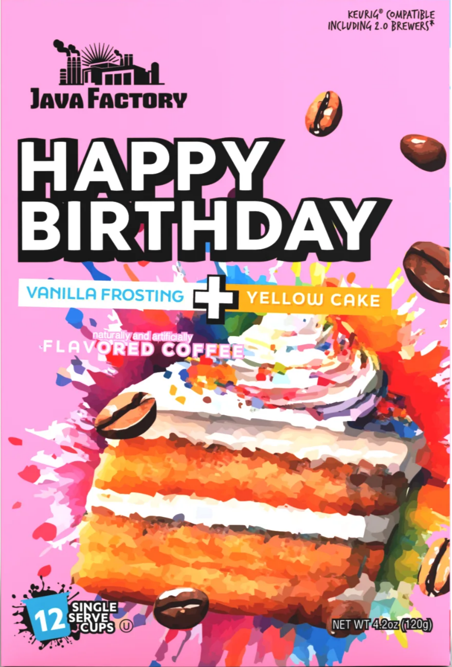 Happy Birthday Flavored Coffee Pods