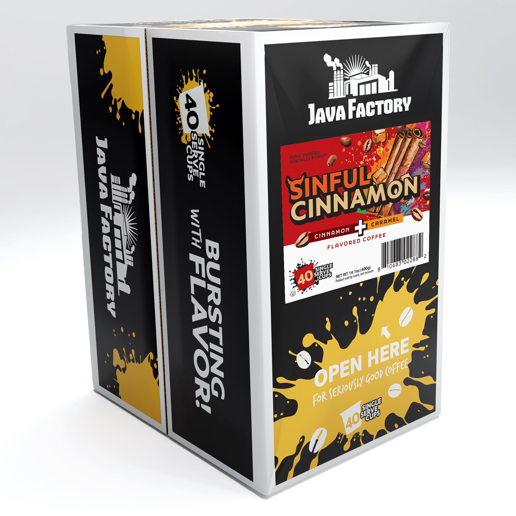 Sinful Cinnamon Halloween Flavored  Coffee Pods