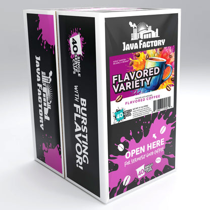 Flavored Coffee Pods Assorted Sampler Variety Pack
