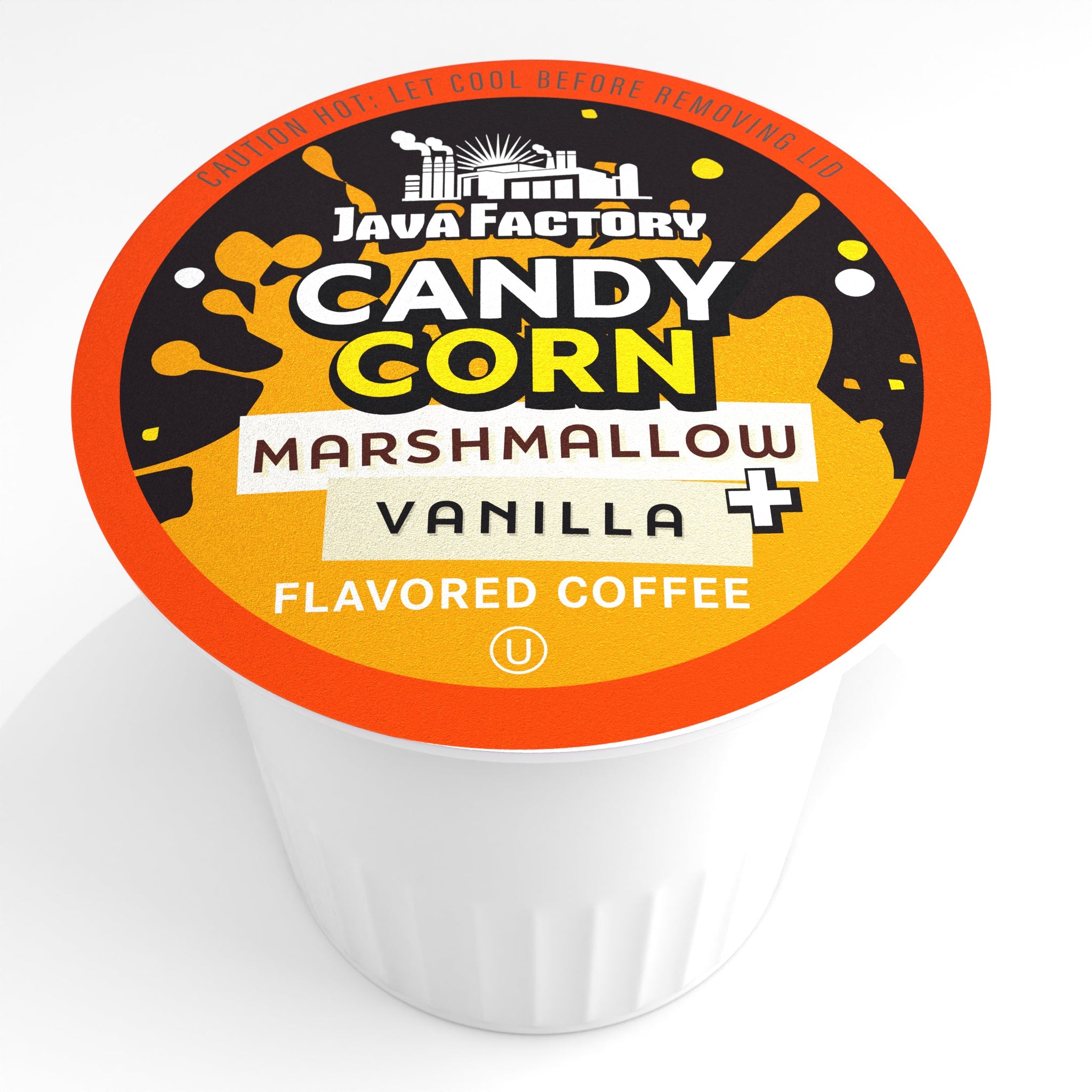 Candy Corn Halloween Flavored Coffee Pods