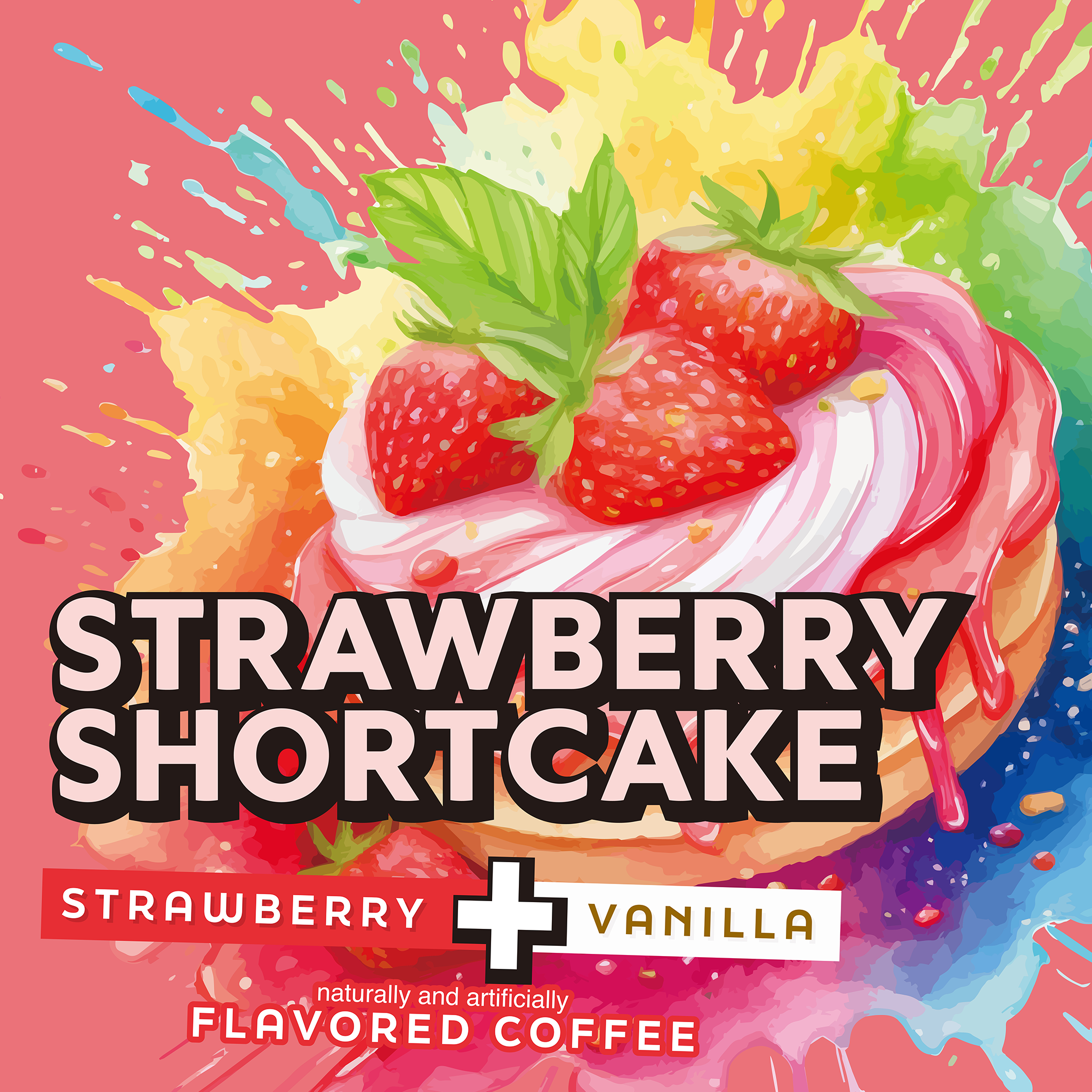 Strawberry Shortcake Flavored Ground Coffee - 10 oz (Copy)