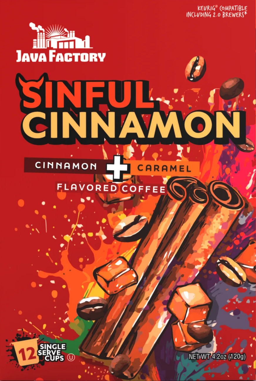 Sinful Cinnamon Halloween Flavored Coffee Pods