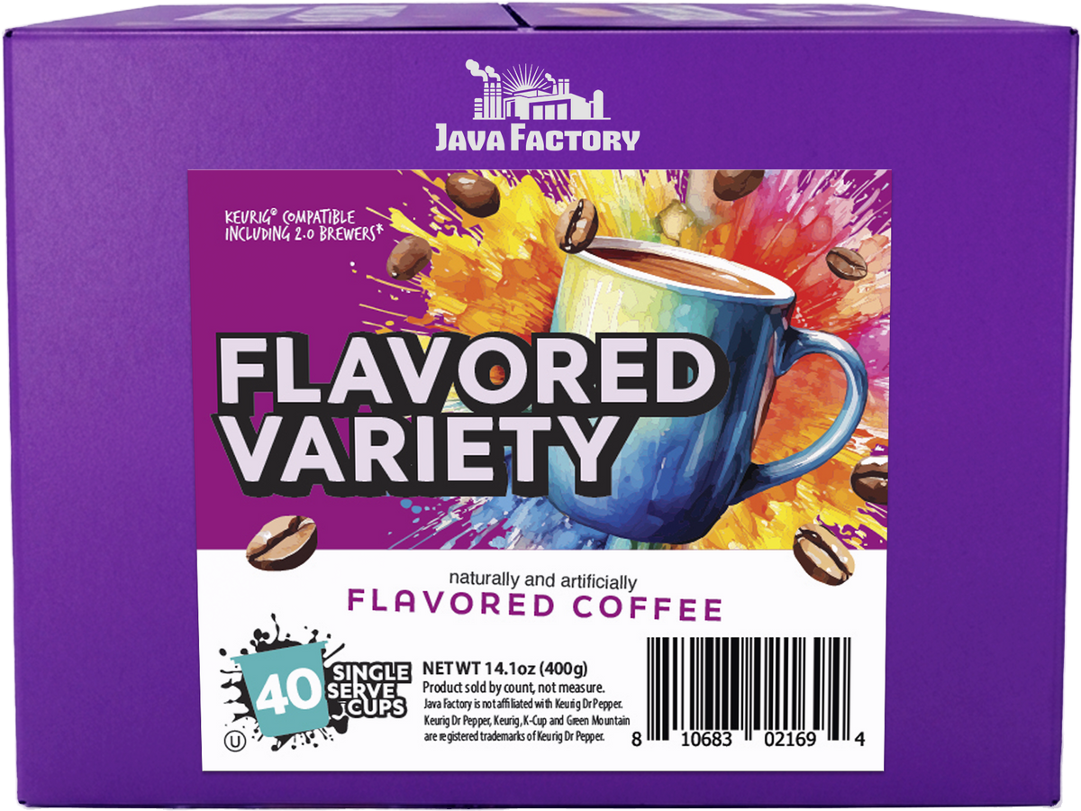Flavored Coffee Pods Assorted Sampler Variety Pack
