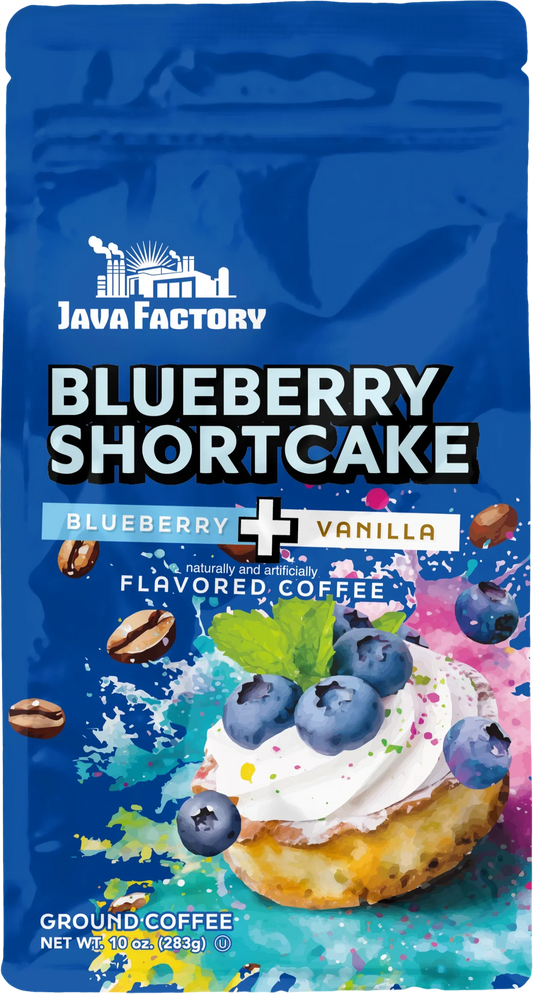 Blueberry Shortcake Flavored Ground Coffee - 10 oz