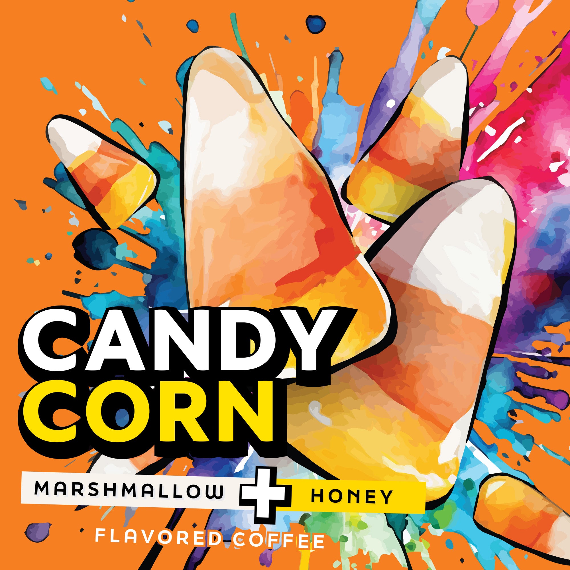 Candy Corn Halloween Flavored Coffee Pods